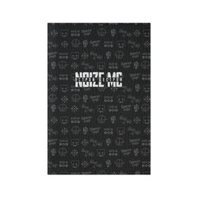 Обложка для паспорта матовая кожа с принтом Noize MC , натуральная матовая кожа | размер 19,3 х 13,7 см; прозрачные пластиковые крепления | noize mc | rap | гранж | мерч | устрой дестрой