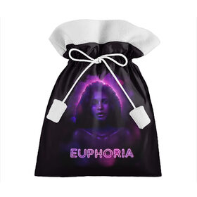 Подарочный 3D мешок с принтом сериал Euphoria , 100% полиэстер | Размер: 29*39 см | zendaya | зендея | ру беннетт | сериал euphoria | эйфория