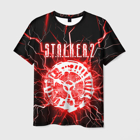 Мужская футболка 3D с принтом STALKER 2 , 100% полиэфир | прямой крой, круглый вырез горловины, длина до линии бедер | stalker | stalker 2 | бандиты | воля | долг | зомби. | кровосос | монолит | наемники | свобода | сталкер | сталкер 2
