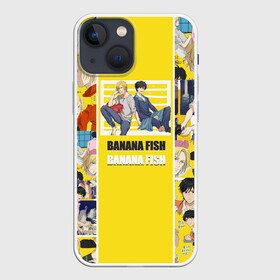 Чехол для iPhone 13 mini с принтом BANANA FISH ,  |  | banana fish | аниме | банановая рыба | эйджи окумуры | эш линкс