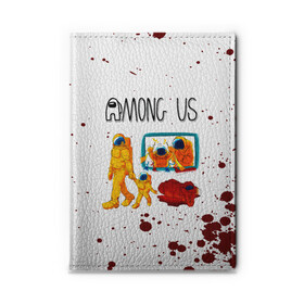 Обложка для автодокументов с принтом Among Us , натуральная кожа |  размер 19,9*13 см; внутри 4 больших “конверта” для документов и один маленький отдел — туда идеально встанут права | among us | impostor | sus | амонг ас | амонг ус | амонгас | амонгус | астронавт | белый | желтый | зеленый | игра | космонавт | космос | красный | оранжевый | предатель | призрак | самозванец | синий | среди нас