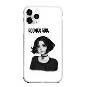 Чехол для iPhone 11 Pro матовый с принтом Doomer Girl , Силикон |  | 20 | 2020 | 2021 | 21 | 2k20 | 2к20 | doomer | girl | girls | mem | meme | memes | wafe | бумер | бумеры | волна | девушка | девушки | думер | думеры | зумер | зумеры | мем | мемы