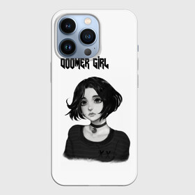 Чехол для iPhone 13 Pro с принтом Doomer Girl ,  |  | 20 | 2020 | 2021 | 21 | 2k20 | 2к20 | doomer | girl | girls | mem | meme | memes | wafe | бумер | бумеры | волна | девушка | девушки | думер | думеры | зумер | зумеры | мем | мемы