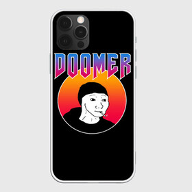 Чехол для iPhone 12 Pro с принтом Doomer , силикон | область печати: задняя сторона чехла, без боковых панелей | boomer | boy | chad | doomer | frecso | girl | i know | irony | jacques | post | stonks | thundercock | yes | zoomer | бумер | да | девушка | думер | жак | зумер | ирония | мем | мемы | парень | пост | постирония | стонкс | тандеркок | ф