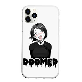 Чехол для iPhone 11 Pro Max матовый с принтом Doomer girl , Силикон |  | Тематика изображения на принте: ahegao | boomer | boy | chad | doomer | girl | i know | irony | jacques | post | stonks | zoomer | ахегао | ахэгао | бумер | девушка | думер | жак | зумер | ирония | мем | мемы | парень | пост | постирония | стонкс | тандеркок | фр