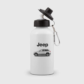 Бутылка спортивная с принтом Jeep , металл | емкость — 500 мл, в комплекте две пластиковые крышки и карабин для крепления | Тематика изображения на принте: america | avto | car | v8 | машина | скорость