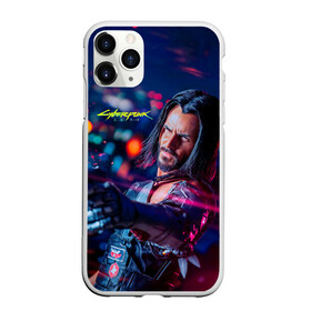 Чехол для iPhone 11 Pro Max матовый с принтом Cyberpunk 2077 , Силикон |  | 2077 | cyberpunk | cyberpunk 2077 | game | игры | киану ривз | киберпанк | самурай