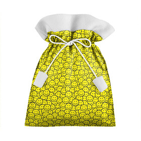 Подарочный 3D мешок с принтом Смайлики , 100% полиэстер | Размер: 29*39 см | emoji | emoticons | smile | знак | колобок | позитив | рожица | символ | смайл | смайлики | улыбка | эмодзи