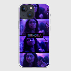 Чехол для iPhone 13 mini с принтом сериал Euphoria ,  |  | zendaya | зендея | ру беннетт | сериал euphoria | эйфория