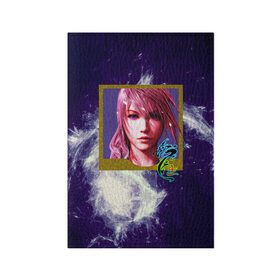 Обложка для паспорта матовая кожа с принтом Final Fantasy , натуральная матовая кожа | размер 19,3 х 13,7 см; прозрачные пластиковые крепления | girl | hieroglyph | portrait | девушка | иероглиф | портрет