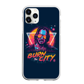 Чехол для iPhone 11 Pro Max матовый с принтом Cyberpunk 2077 , Силикон |  | 2077 | cd | city | cyberpunk | e3 | keanu | netrunner | night | projekt | red | reeves | solo | techie | v | ви | киану ривз | киберпанк | найт | нетраннер | сити | соло | технарь