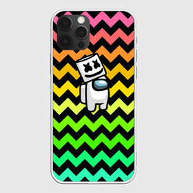 Чехол для iPhone 12 Pro Max с принтом Among Us Marshmello , Силикон |  | 2021 | among us | impostor | space mafia | sus.puffballs united | амонг ас | амонг единорог | в космосе | импостор | инопланетяне | инопланетянин | маршмелло | новогодний амонг ас | ракета | с новым годом | самозванец