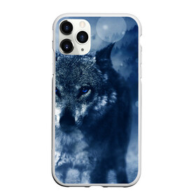 Чехол для iPhone 11 Pro матовый с принтом Красивый волк , Силикон |  | wolf | ауф | волк | волчонок | зима | синеглазый волк