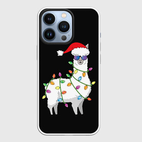 Чехол для iPhone 13 Pro с принтом Рождественская Лама ,  |  | 2021 | 21 | 2k21 | 2к21 | chrystmas | lama | marry | new | santa | snow | xmas | year | год | годом | дед | елка | елки | клаус | лама | лес | мороз | настроение | новогоднее | новогоднему | новый | новым | по | рождество | с | санта | снег