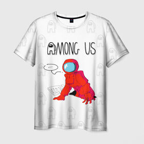 Мужская футболка 3D с принтом Among Us , 100% полиэфир | прямой крой, круглый вырез горловины, длина до линии бедер | among us | impostor | sus | амонг ас | амонг ус | амонгас | амонгус | астронавт | белый | желтый | зеленый | игра | космонавт | космос | красный | оранжевый | предатель | призрак | самозванец | синий | среди нас