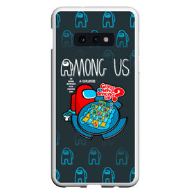 Чехол для Samsung S10E с принтом Among Us , Силикон | Область печати: задняя сторона чехла, без боковых панелей | among us | impostor | sus | амонг ас | амонг ус | амонгас | амонгус | астронавт | белый | желтый | зеленый | игра | космонавт | космос | красный | оранжевый | предатель | призрак | самозванец | синий | среди нас