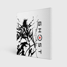 Холст квадратный с принтом Ghost of Tsushima , 100% ПВХ |  | Тематика изображения на принте: ghost of tsushima | samurai | игры | призрак цусимы | самурай | япония