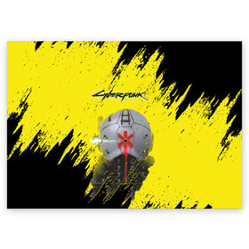 Поздравительная открытка с принтом Cyberpunk 2077 , 100% бумага | плотность бумаги 280 г/м2, матовая, на обратной стороне линовка и место для марки
 | cd project red | cyberpunk 2077 | keanu reeves | samurai | игра | киану ривз | киберпанк 2077 | самураи