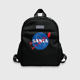 Детский рюкзак 3D с принтом Santa | Nasa , 100% полиэстер | лямки с регулируемой длиной, сверху петелька, чтобы рюкзак можно было повесить на вешалку. Основное отделение закрывается на молнию, как и внешний карман. Внутри дополнительный карман. По бокам два дополнительных кармашка | 2021 | 2021 год быка | happy new year | nasa | new year | new year 2021 | santa | бык | год быка | дохлая мышь | качок | крыса | мышцы | мышь | надпись | нато | новый год | новый год 2021 | рога | рождество 2021