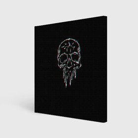 Холст квадратный с принтом Skull Glitch , 100% ПВХ |  | Тематика изображения на принте: bone | glitch | graffite | neon | skull | глитч | голова | граффити | кости | кость | неон | полосы | рисунок | человек | череп
