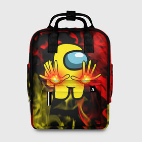 Женский рюкзак 3D с принтом Маг огня 