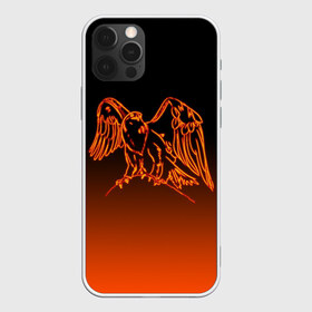Чехол для iPhone 12 Pro Max с принтом Огненный орел , Силикон |  | bird | eagle | falcon | fiery | fire | neon | orange | арт | беркут | горящая птица | дикий | животные | крылья | неоновый | огненная птица | орел | орлан | перья | пламя | природа | птица | птица огонь | птичка | сокол
