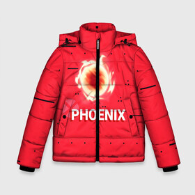 Зимняя куртка для мальчиков 3D с принтом Phoenix , ткань верха — 100% полиэстер; подклад — 100% полиэстер, утеплитель — 100% полиэстер | длина ниже бедра, удлиненная спинка, воротник стойка и отстегивающийся капюшон. Есть боковые карманы с листочкой на кнопках, утяжки по низу изделия и внутренний карман на молнии. 

Предусмотрены светоотражающий принт на спинке, радужный светоотражающий элемент на пуллере молнии и на резинке для утяжки | new year | phoenix | phoenix valorant | valorant | valorant новогодний | агент валорант. | агент феникс | валорант | валорант новогодний | валорант узор | валорант феникс | игрок феникс | нг | новый год | орнамент | паттерн