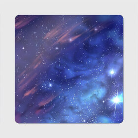 Магнит виниловый Квадрат с принтом Звёздное небо , полимерный материал с магнитным слоем | размер 9*9 см, закругленные углы | арт | звезда | звёзды | космос | небо | ночное небо | ночь | облако | рисунок | сияние | туманность | яркие цвета