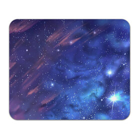 Коврик для мышки прямоугольный с принтом Звёздное небо , натуральный каучук | размер 230 х 185 мм; запечатка лицевой стороны | арт | звезда | звёзды | космос | небо | ночное небо | ночь | облако | рисунок | сияние | туманность | яркие цвета