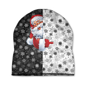 Шапка 3D с принтом Дед Мороз , 100% полиэстер | универсальный размер, печать по всей поверхности изделия | christmas | merry christmas | дед мороз | ёлка | зима | мороз | новый год | подарок | праздник | рождество | с новым годом | санта клаус | снегурочка | снежинки