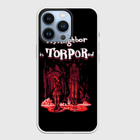 Чехол для iPhone 13 Pro с принтом Мой сосед в торпоре ,  |  | my neighbor is totoro | torpor | totoro | vampires the masquerade | vtm | wod | world of darkness | вампир | вампиры | миадзаки | миядзаки | мой сосед тоторо | торпор | тоторо | фанарт | шутка | юмор