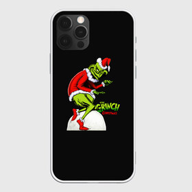 Чехол для iPhone 12 Pro Max с принтом Grinch X-mas , Силикон |  | claus | grinch | happy new year | merry christmas | santa | snowman | x mas | гринч | дед мороз | елка | клаус | новый год | рождество | с новым годом | санта | снеговик