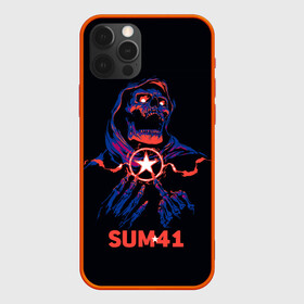 Чехол для iPhone 12 Pro с принтом Sum 41 , силикон | область печати: задняя сторона чехла, без боковых панелей | metall | music | punk | rock | sum 41 | альтернатива | метал | музло | музыка | панк | рок | сам 41