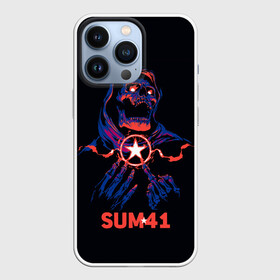 Чехол для iPhone 13 Pro с принтом Sum 41 ,  |  | Тематика изображения на принте: metall | music | punk | rock | sum 41 | альтернатива | метал | музло | музыка | панк | рок | сам 41