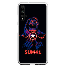 Чехол для Honor 20 с принтом Sum 41 , Силикон | Область печати: задняя сторона чехла, без боковых панелей | Тематика изображения на принте: metall | music | punk | rock | sum 41 | альтернатива | метал | музло | музыка | панк | рок | сам 41