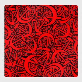 Магнитный плакат 3Х3 с принтом СССР , Полимерный материал с магнитным слоем | 9 деталей размером 9*9 см | герб | коммунизм | красная машина | молот | россия | серп | серп и молот | советский союз | ссср