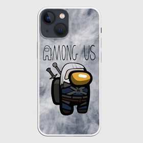 Чехол для iPhone 13 mini с принтом Among Us x The Witcher (Z) ,  |  | among us | among us 2 | amongus | impostor | innersloth | medbay | sus | аманг ас | амонгас | амонгус | импостор | предатель | самозванец | среди нас