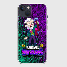 Чехол для iPhone 13 с принтом Brawl Stars Byron ,  |  | brawl stars | byron | byron brawl stars | crow | edgar | kolett | leon | sandy | spike | sprout | surge | байрон | биби | боец | бравл старс | бравлер | вольт | герои | девочкам | детям | колетт | леон | логотипы игр | мальчикам | перс