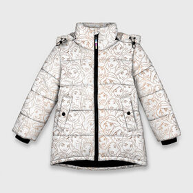 Зимняя куртка для девочек 3D с принтом Princess Disney , ткань верха — 100% полиэстер; подклад — 100% полиэстер, утеплитель — 100% полиэстер. | длина ниже бедра, удлиненная спинка, воротник стойка и отстегивающийся капюшон. Есть боковые карманы с листочкой на кнопках, утяжки по низу изделия и внутренний карман на молнии. 

Предусмотрены светоотражающий принт на спинке, радужный светоотражающий элемент на пуллере молнии и на резинке для утяжки. | disney princess | vdkotan | ариэль | белоснежка | бель | жасмин | золушка | моана | мулан | рапунцель | спящая красавица