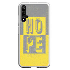 Чехол для Honor 20 с принтом Ultimate Hope , Силикон | Область печати: задняя сторона чехла, без боковых панелей | Тематика изображения на принте: 2021 | hope | pantone | винтаж | надежда | цвет года
