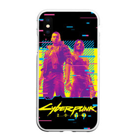 Чехол для iPhone XS Max матовый с принтом Cyberpunk 2077 - Взлом системы , Силикон | Область печати: задняя сторона чехла, без боковых панелей | Тематика изображения на принте: 2077 | cd | cdprojectd | cyber | game | gamer | pank | project | punk | red | steam | syber | syberpank | valve | декабрь | игра | игра2020 | иградекабрь | игры | кибер | киберпан | панк | суберпунк | топигра