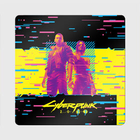 Магнит виниловый Квадрат с принтом Cyberpunk 2077 - Взлом системы , полимерный материал с магнитным слоем | размер 9*9 см, закругленные углы | 2077 | cd | cdprojectd | cyber | game | gamer | pank | project | punk | red | steam | syber | syberpank | valve | декабрь | игра | игра2020 | иградекабрь | игры | кибер | киберпан | панк | суберпунк | топигра