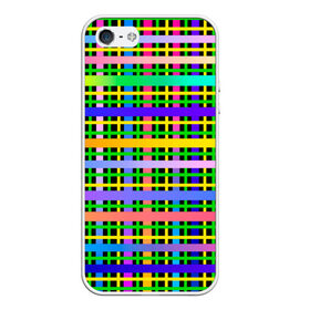 Чехол для iPhone 5/5S матовый с принтом Цветной беспредел , Силикон | Область печати: задняя сторона чехла, без боковых панелей | весна | градиент | краски | праздник | радостное настроение