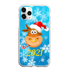 Чехол для iPhone 11 Pro Max матовый с принтом Год быка 2021 , Силикон |  | Тематика изображения на принте: 2021 | 7 января | bull | newyear | santa | бык | быки | бычок | год быка | дед мороз | корова | новогодние каникулы | новогодние праздники | новый 2021 | новый год | новый год 2021 | рождество | сани | санта | санта клаус