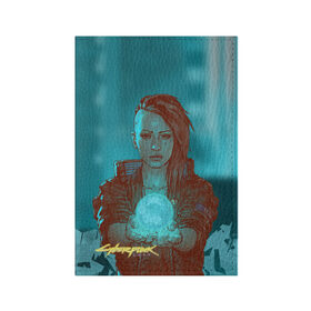 Обложка для паспорта матовая кожа с принтом Cyberpunk 2077 V , натуральная матовая кожа | размер 19,3 х 13,7 см; прозрачные пластиковые крепления | ceberpunk | v | андроид | герой | главный | земля | киберпанк | киборг | персонаж | планета