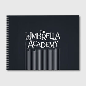 Альбом для рисования с принтом Umbrella Academy , 100% бумага
 | матовая бумага, плотность 200 мг. | Тематика изображения на принте: 5 | academy umbrella | cha cha | diego | hazel | klaus | vanya | академия амбрелла | ваня харгривз | диего | пятый | харгривз | хейзел | хейзел и чача | чача