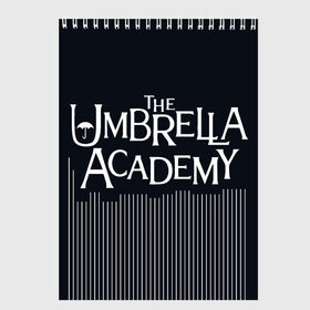 Скетчбук с принтом Umbrella Academy , 100% бумага
 | 48 листов, плотность листов — 100 г/м2, плотность картонной обложки — 250 г/м2. Листы скреплены сверху удобной пружинной спиралью | Тематика изображения на принте: 5 | academy umbrella | cha cha | diego | hazel | klaus | vanya | академия амбрелла | ваня харгривз | диего | пятый | харгривз | хейзел | хейзел и чача | чача