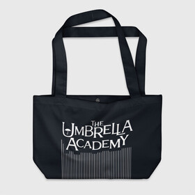 Пляжная сумка 3D с принтом Umbrella Academy , 100% полиэстер | застегивается на металлическую кнопку; внутренний карман застегивается на молнию. Стенки укреплены специальным мягким материалом, чтобы защитить содержимое от несильных ударов
 | 5 | academy umbrella | cha cha | diego | hazel | klaus | vanya | академия амбрелла | ваня харгривз | диего | пятый | харгривз | хейзел | хейзел и чача | чача