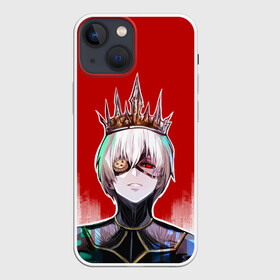 Чехол для iPhone 13 mini с принтом Ken King ,  |  | Тематика изображения на принте: anime | ghoul | juzo | kaneki | kaneki ken | ken | suzuya | tokyo | tokyo ghoul | аниме | гуль | джузо | джузо сузуя | канеки | кен | кен канеки | рей | сейдо | сузуя | токийский гуль | япония