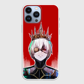 Чехол для iPhone 13 Pro Max с принтом Ken King ,  |  | Тематика изображения на принте: anime | ghoul | juzo | kaneki | kaneki ken | ken | suzuya | tokyo | tokyo ghoul | аниме | гуль | джузо | джузо сузуя | канеки | кен | кен канеки | рей | сейдо | сузуя | токийский гуль | япония